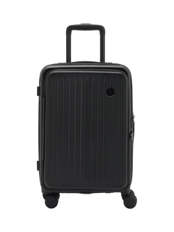 Nere Venture Dual Open 4-Wheel Spinner 56cm Cabin Case, 36L, Black