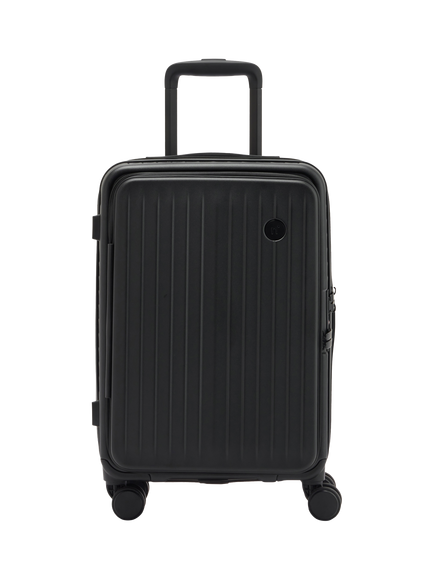 Nere Venture Dual Open 4-Wheel Spinner 56cm Cabin Case, 36L, Black