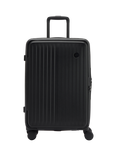 Nere Venture Dual Open 4-Wheel Spinner 66cm Medium Suitcase, 59L, Black