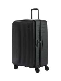 Nere Venture Dual Open 4-Wheel Spinner 76cm Large Suitcase, 98L - view 2, Black