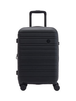 Nere Stori 4-Wheel Spinner 55cm Cabin Case, 31L, Black