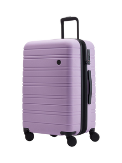 Nere Stori 4-Wheel Spinner 65cm Expandable Medium Suitcase, 63/75L - view 2, Lilac
