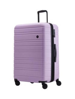 Nere Stori 4-Wheel Large 75cm Expandable Suitcase - view 2, Lilac