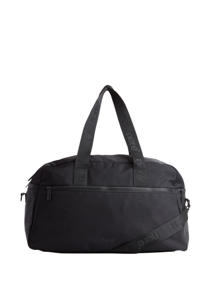 Nere Bondi Nylon Carry On Duffle Bag, 26L, Black