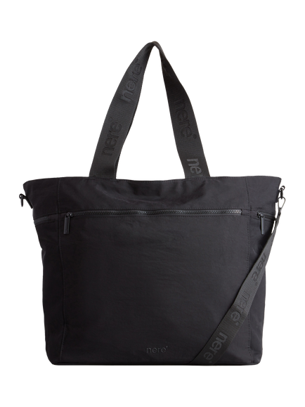 Nere Bondi Nylon Large Tote Bag, 22L, Black