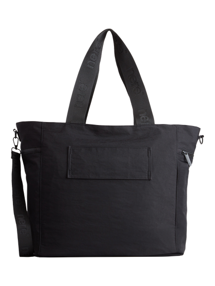 Nere Bondi Nylon Large Tote Bag, 22L - view 2, Black