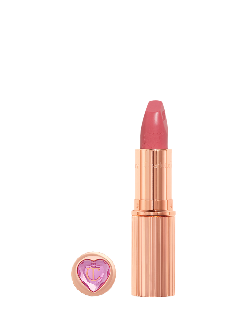 Product image 1 of 7, which shows Charlotte Tilbury Pillow Talk Love Effect Lipstick, Kiss Talk