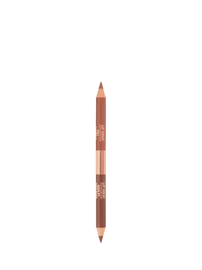 Product image 1 of 8, which shows Charlotte Tilbury Lip Cheat Contour Duo, Tan