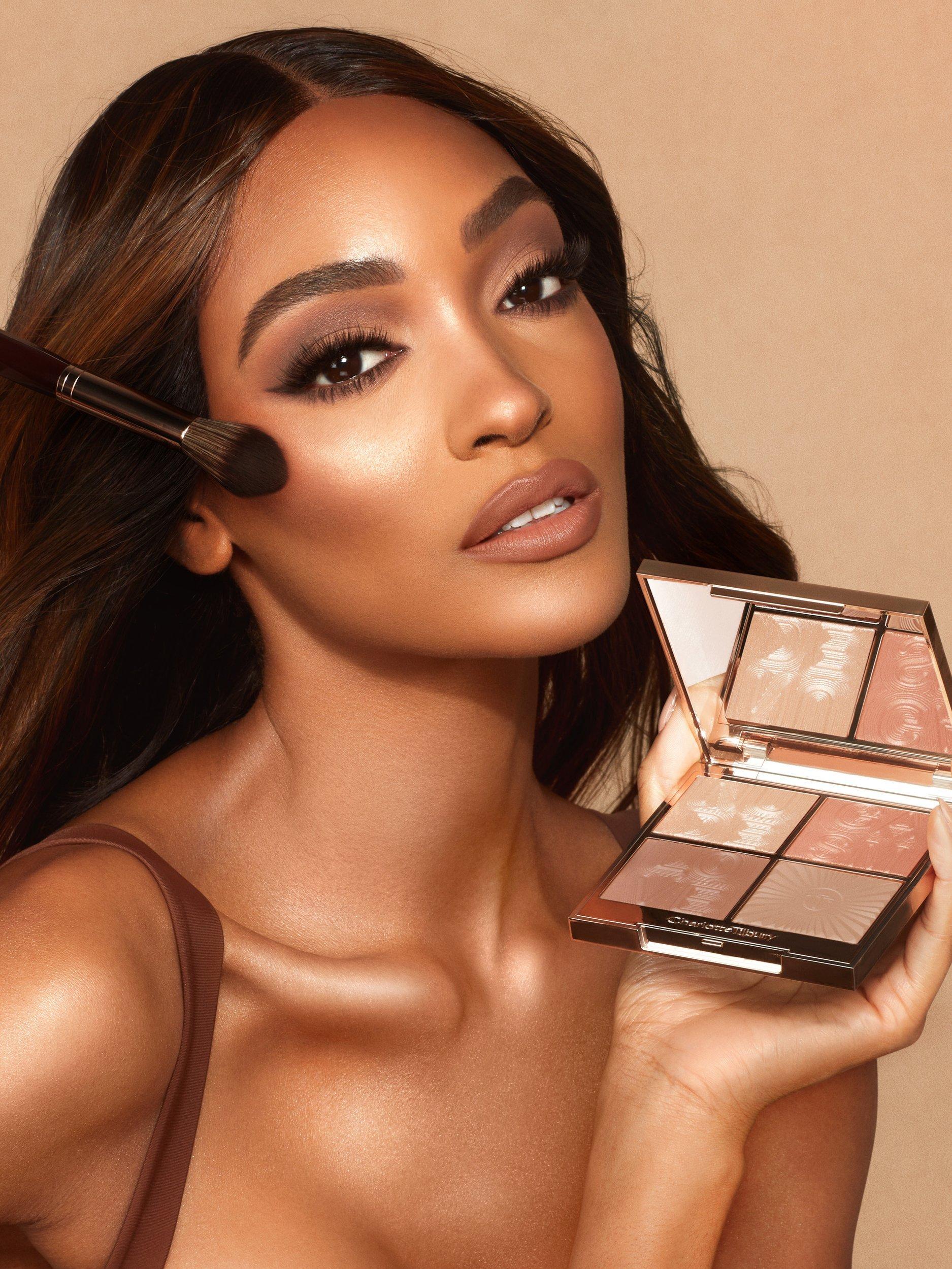 Product image 4 of 6, which shows Charlotte Tilbury Nudegasm Face Palette, Multi