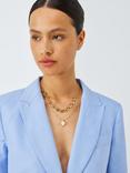 John Lewis Double Layered Summer Shell Necklace, Gold