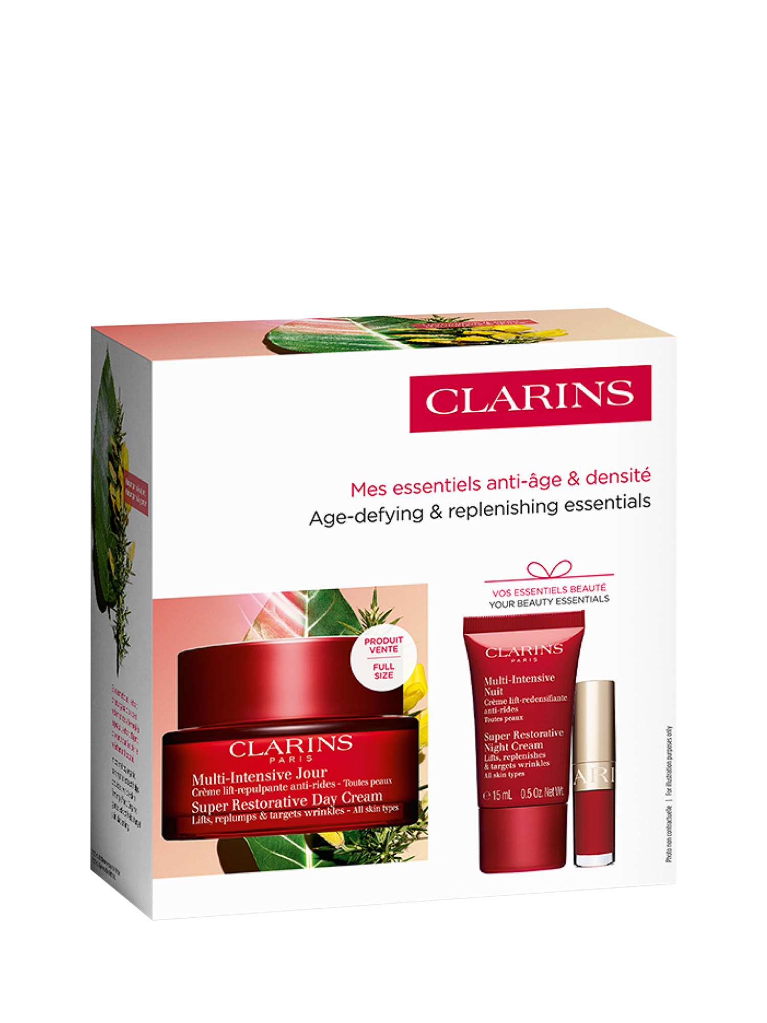 Product image 3 of 4, which shows Clarins Expertise Super-Restorative Fragrance Gift Set