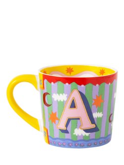 Eleanor Bowmer Monogram Alphabet New Bone China Mug, 300ml - view 2, A