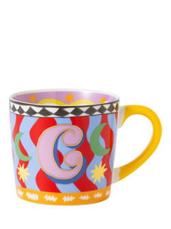 Eleanor Bowmer Monogram Alphabet New Bone China Mug, 300ml, C