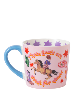 Eleanor Bowmer Dancing Horse New Bone China Mug, 300ml, Multi - view 2, Multi