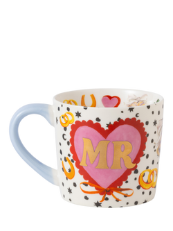 Eleanor Bowmer 'Mr' New Bone China Mug, 300ml, Multi - view 2, Multi