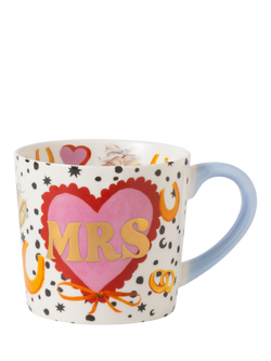 Eleanor Bowmer 'Mrs' New Bone China Mug, 300ml, Multi, Multi