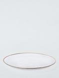 John Lewis Glass Charger Plate, 30.5cm, Champagne