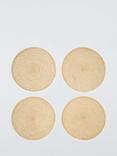 John Lewis Sparkle Round Braided Placemats, Set of 4, Gold