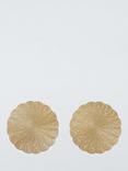 John Lewis Scallop PVC Placemats, Set of 2, Gold