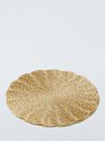 John Lewis Scallop PVC Placemats, Set of 2, Gold