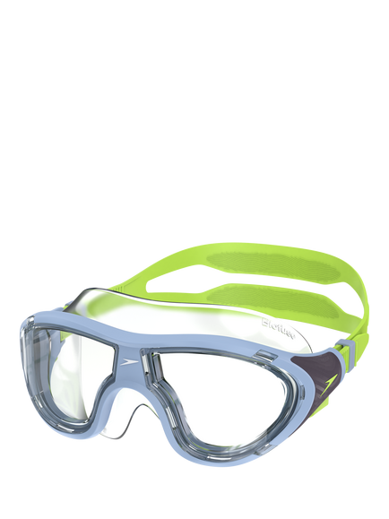 Speedo Kids' Junior Biofuse 2.0 Swimming Mask, Purple/Clear, Purple/Clear