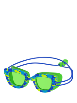 Speedo Kids' Sunny G Sunny Sea Print Swimming Goggles, Blue/Green - view 2, Blue/Green