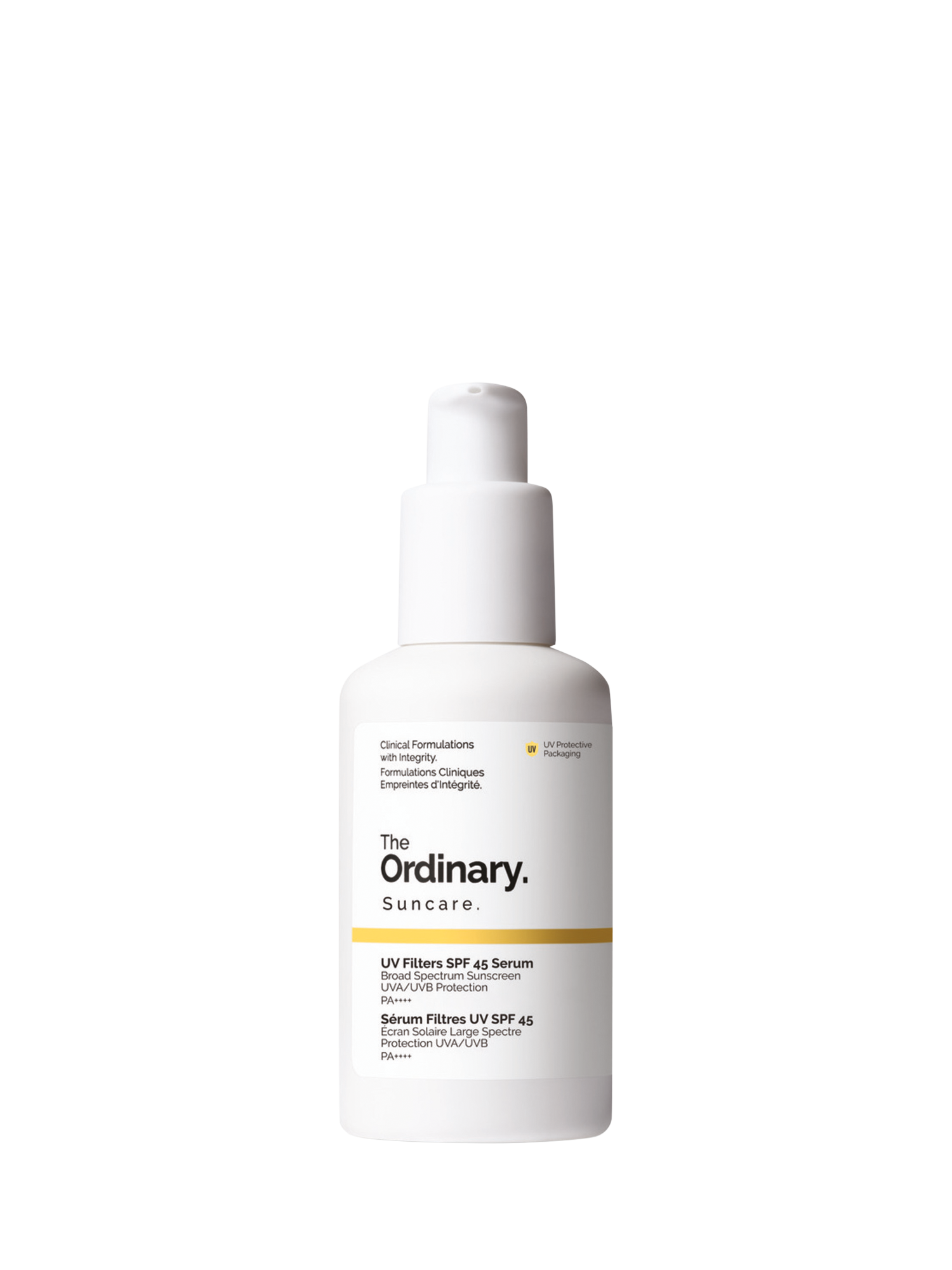 Product image 1 of 8, which shows The Ordinary Suncare UV Filters SPF 45 Serum, 60ml
