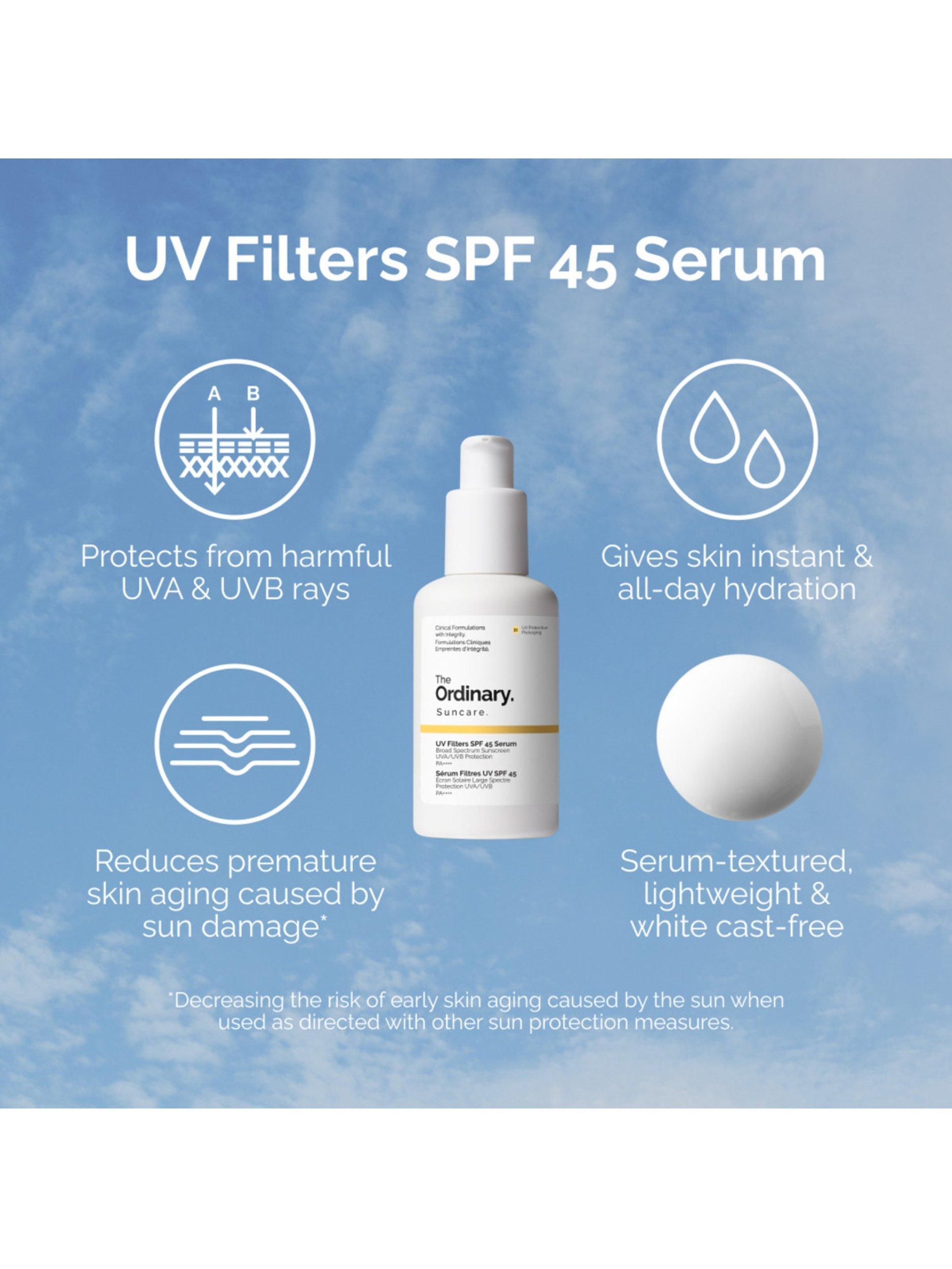 Product image 2 of 8, which shows The Ordinary Suncare UV Filters SPF 45 Serum, 60ml