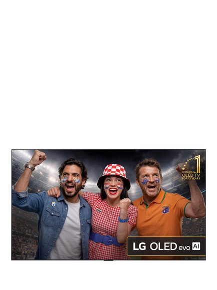 LG OLED77G54LW (2025) OLED evo HDR 4K Ultra HD Smart AI TV, 77 inch with Dolby Atmos & One Wall Design, Satin Silver, Satin Silver