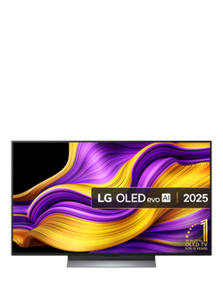 LG OLED48G56LS (2025) OLED evo HDR 4K Ultra HD Smart AI TV, 48 inch with Dolby Atmos, Stand Version, Black, Black