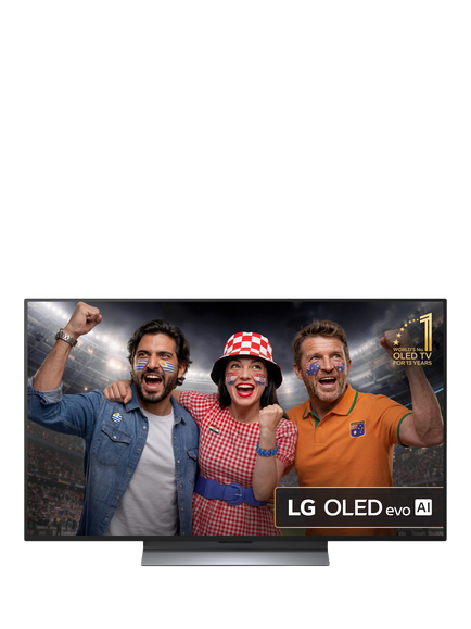 LG OLED48G56LS (2025) OLED evo HDR 4K Ultra HD Smart AI TV, 48 inch with Dolby Atmos, Stand Version, Black, Black