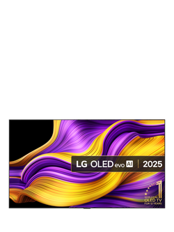 LG OLED83G54LW (2025) OLED evo HDR 4K Ultra HD Smart AI TV, 83 inch with Dolby Atmos & One Wall Design, Light Satin Silver, Light Satin Silver