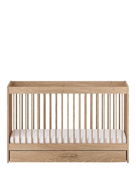 Silver Cross Geneva Cotbed, Oak, Oak