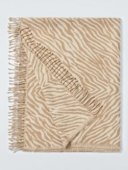 John Lewis Animal Throw, Natural, Multi