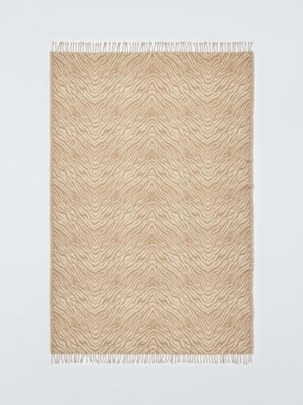 John Lewis Animal Throw, Natural - view 2, Multi