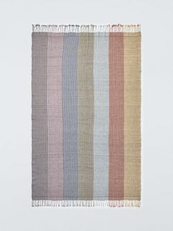 John Lewis Cookham Check Wool Throw, Multi - view 2, Tbc