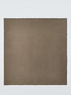 John Lewis Washed Cotton Bedspread - view 2, Cocoa