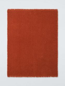 John Lewis Chenille Weave Throw - view 2, Sienna