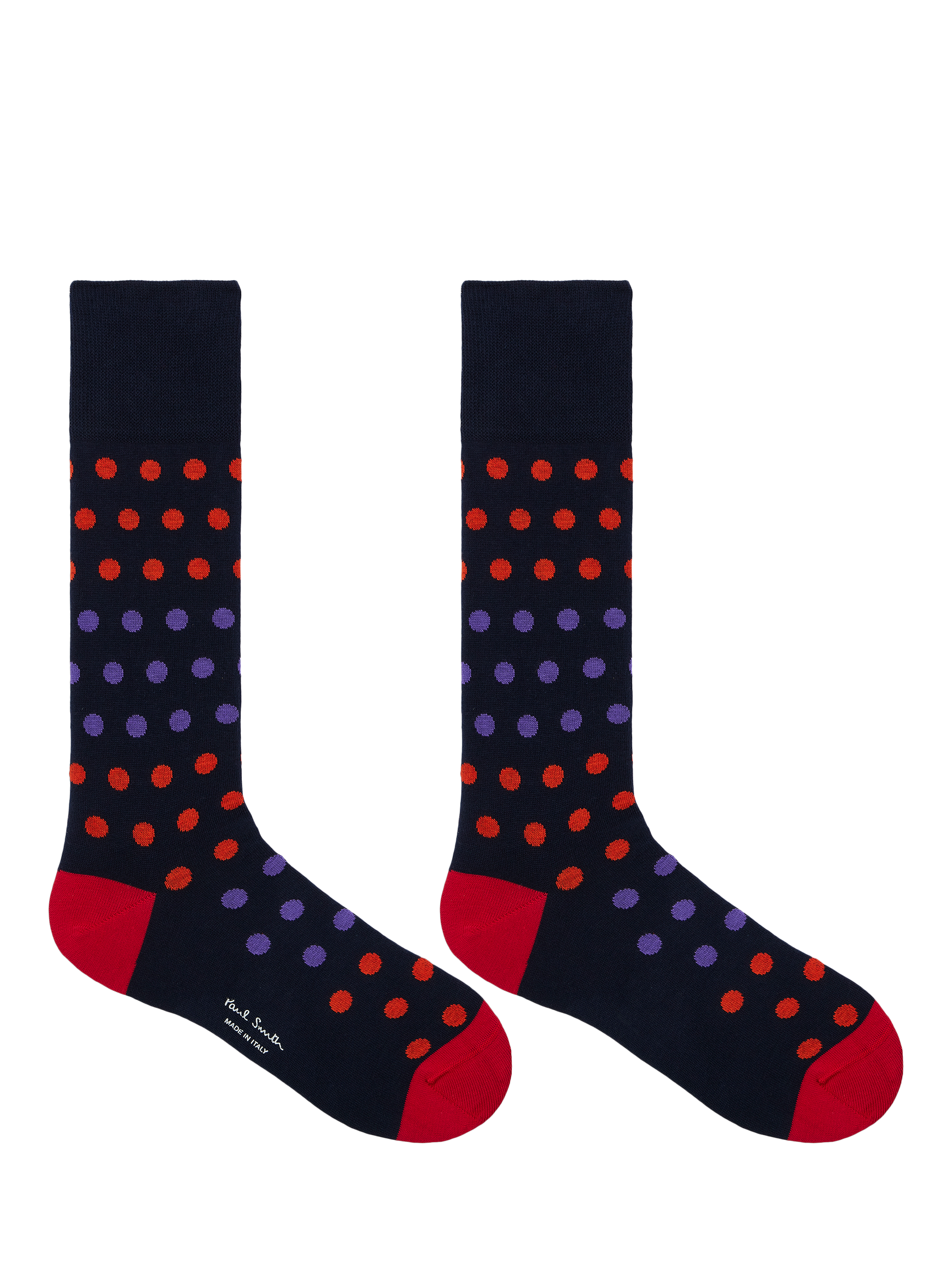 Product image 2 of 3, which shows Paul Smith Patterned Cotton Blend Socks, Pack of 2, Multi