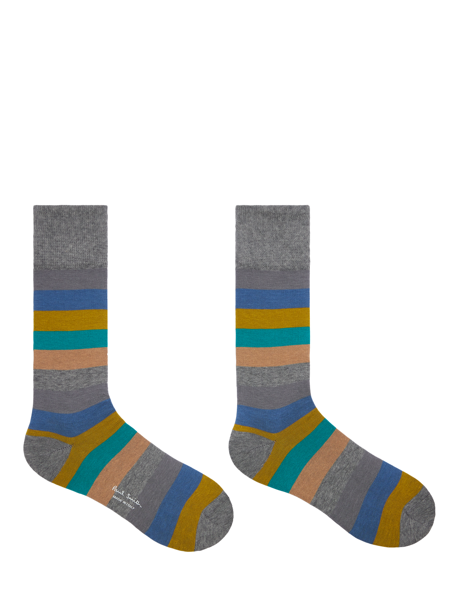 Product image 4 of 4, which shows Paul Smith Patterned Cotton Blend Socks, Pack of 3, Multi