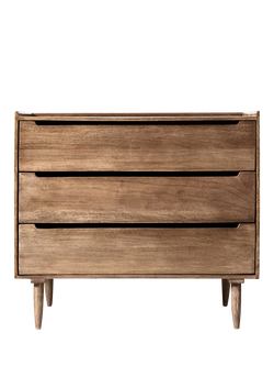 Swoon Southwark 3 Drawer Chest, Natural, Light Wood