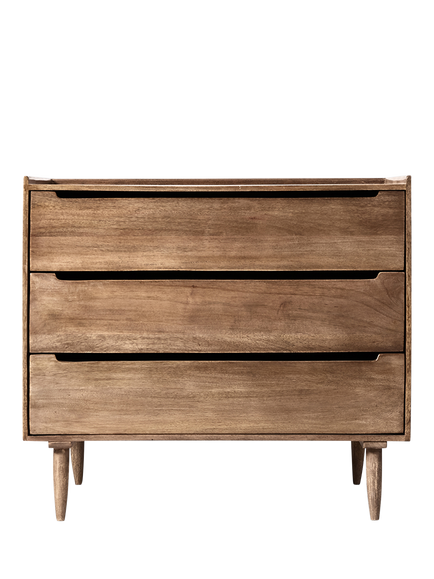 Swoon Southwark 3 Drawer Chest, Natural, Light Wood