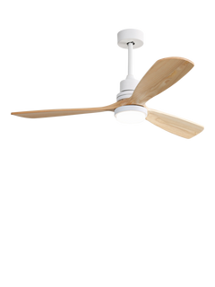 Seynave Garcia Ceiling Fan & LED Light, Natural