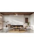 Seynave Garcia Ceiling Fan & LED Light, Natural