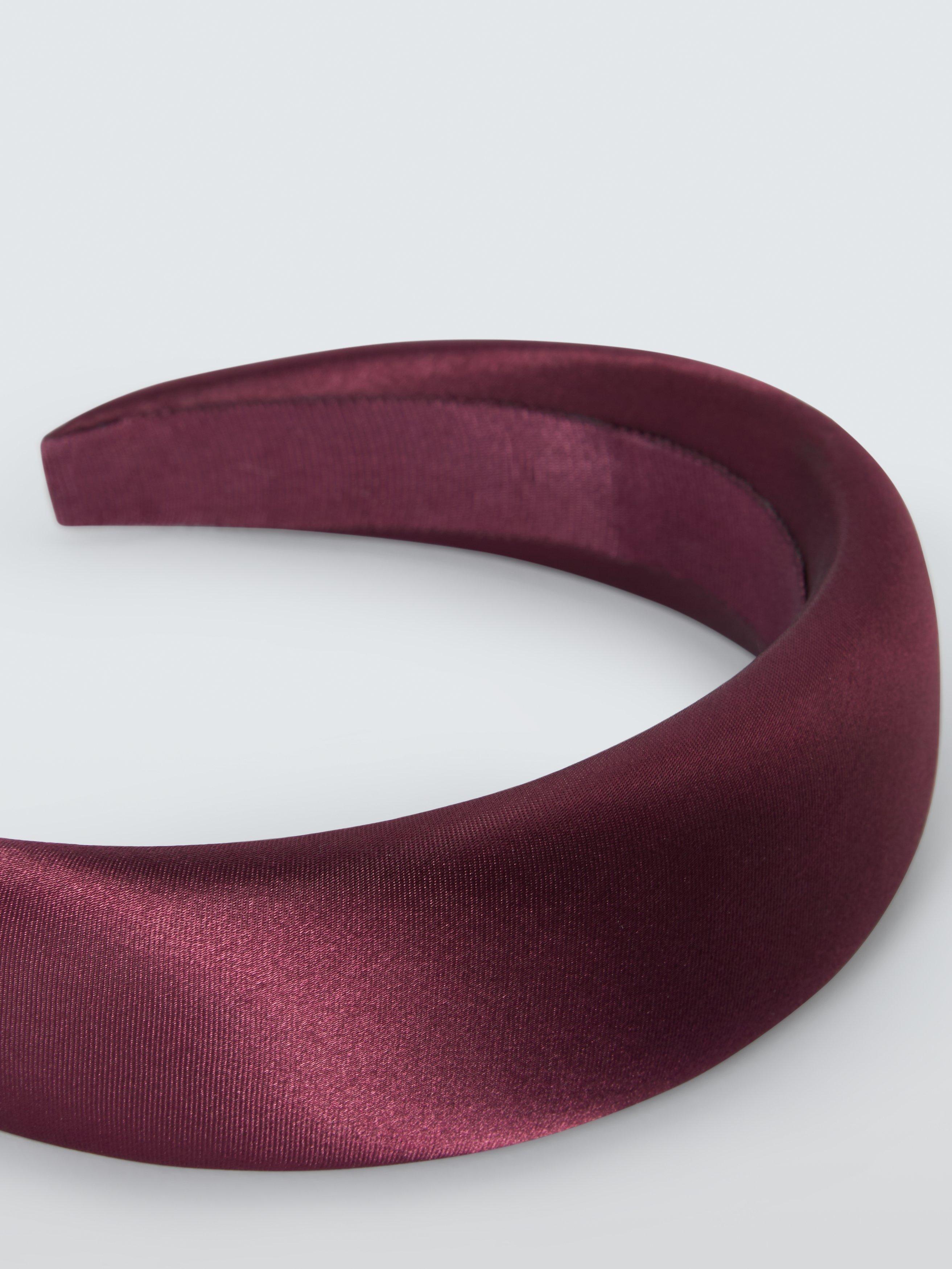 Product image 3 of 4, which shows John Lewis Aria Headband, Claret