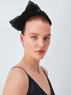 John Lewis Aubrey Bow Headband, Black, Black