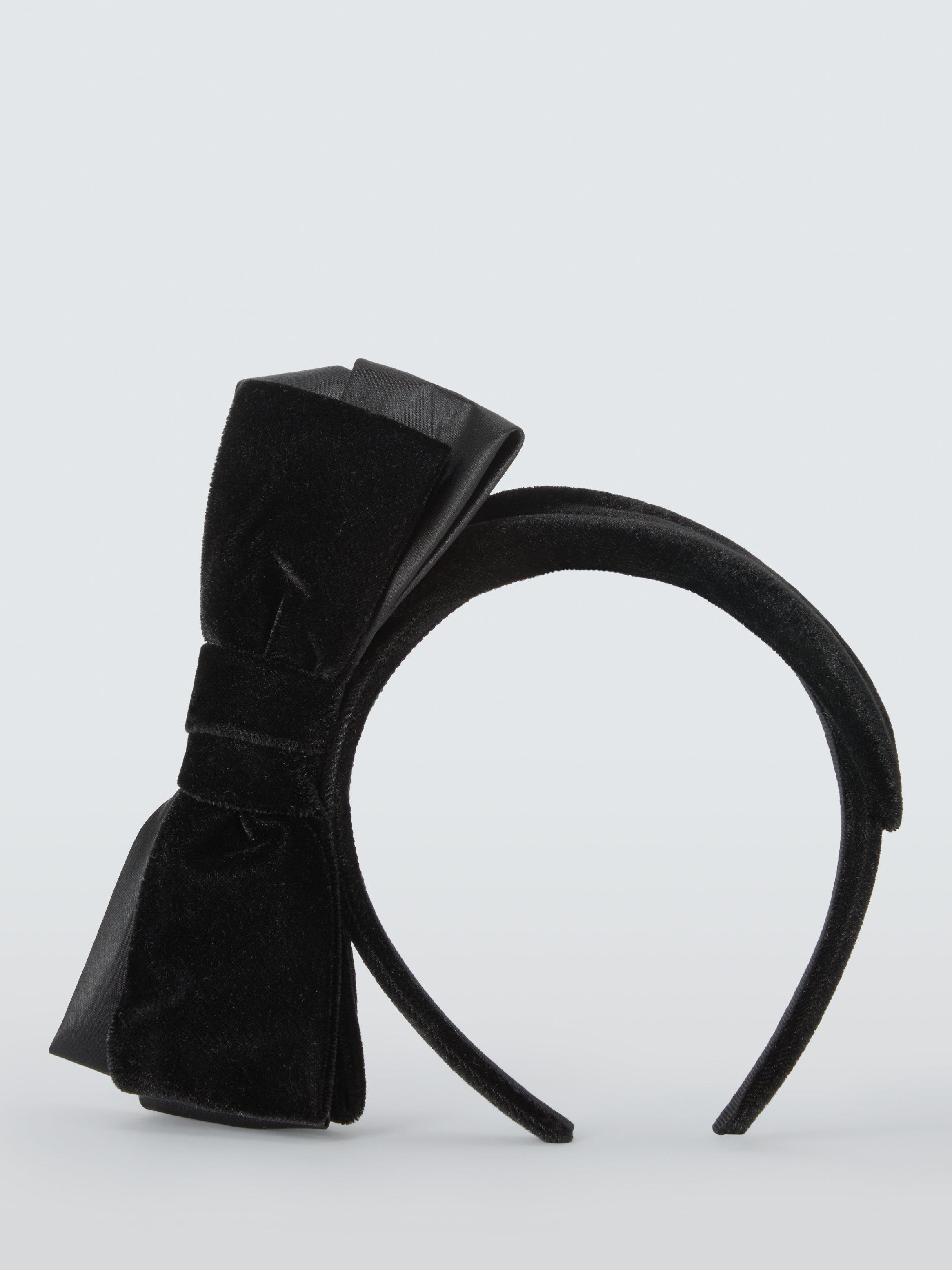 Product image 2 of 4, which shows John Lewis Aubrey Bow Headband, Black