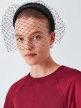 John Lewis Aubrey Veil Headband, Black