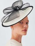 John Lewis Dahlia Contrast Headband, Ivory/Black