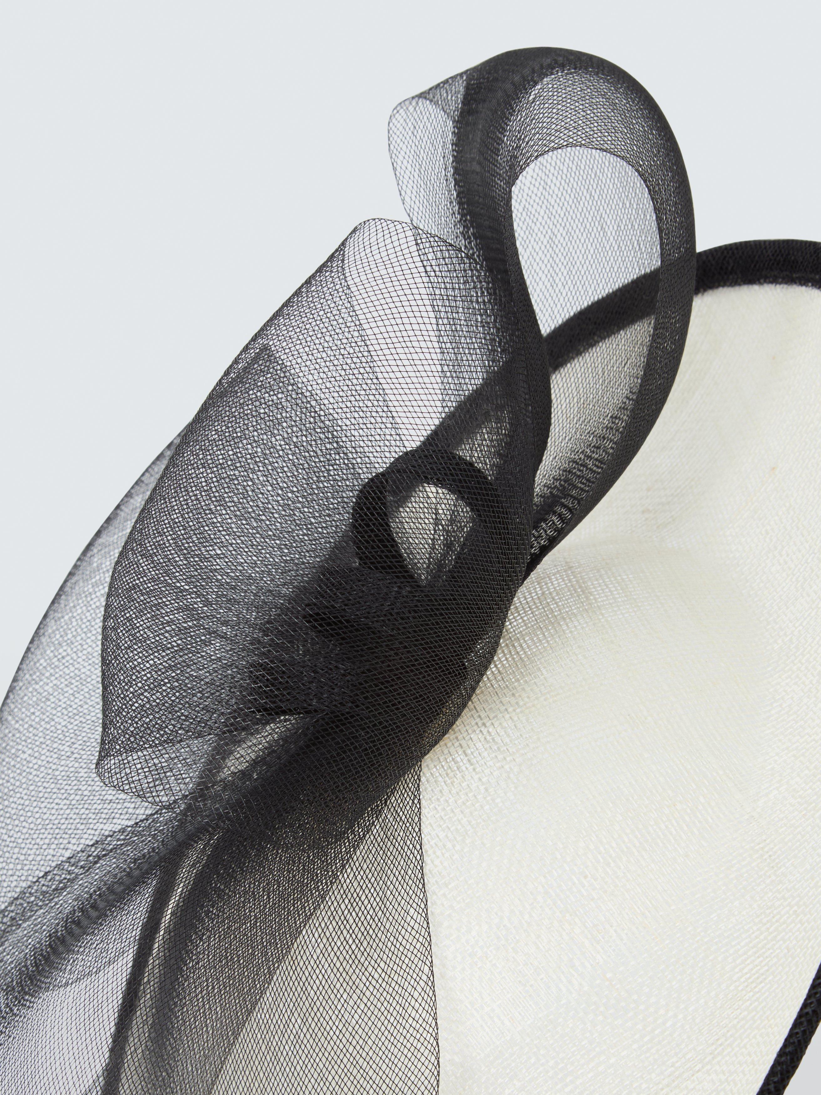 Product image 3 of 4, which shows John Lewis Dahlia Contrast Headband, Ivory/Black